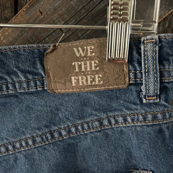 We The Free Stone Wash Denim Shorts - Picture 3 of 4